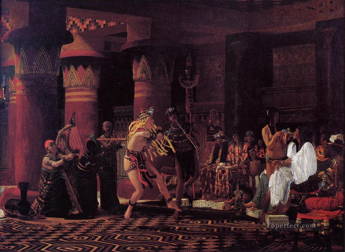 Pastimes in Ancient Egyupe 3000 Years Ago Romantic Sir Lawrence Alma Tadema Oil Paintings